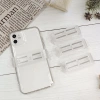 Kẹp điện thoại trong suốt điều chỉnh được - Giá đỡ mặt sau phong cách gấu sóng, khung cố định 7