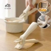 Kẹp silicon chống trượt và bỏng bát ăn mới, giá đỡ bát bền, an toàn nhà bếp