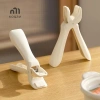 Kẹp silicon chống trượt và bỏng bát ăn mới, giá đỡ bát bền, an toàn nhà bếp 2