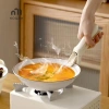 Kẹp silicon chống trượt và bỏng bát ăn mới, giá đỡ bát bền, an toàn nhà bếp 4