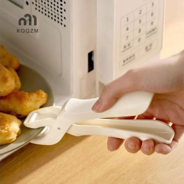 Kẹp silicon chống trượt và bỏng bát ăn mới, giá đỡ bát bền, an toàn nhà bếp