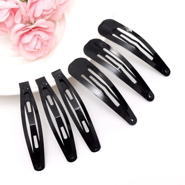 Kẹp tóc bấm màu đen AA1 - Tạo kiểu giữ tóc con, giá rẻ 4.499₫ cho nữ 2