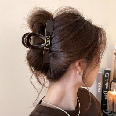 Kẹp tóc cao cấp cổ điển quý phái nữ - Nhựa xịn, thanh lịch, giảm còn 20.000đ