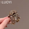 Kẹp tóc đá hình hoa màu champagne 5.5cm - Sang trọng, giá ưu đãi 100.860 VND 3