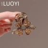 Kẹp tóc đá hình hoa màu champagne 5.5cm - Sang trọng, giá ưu đãi 100.860 VND 6