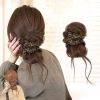 Kẹp Tóc Giả Chignon Thấp Bun Da Báo In - Dụng Cụ Tạo Kiểu Tóc Giá Ưu Đãi 79.000đ