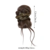 Kẹp Tóc Giả Chignon Thấp Bun Da Báo In - Dụng Cụ Tạo Kiểu Tóc Giá Ưu Đãi 79.000đ 4