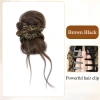 Kẹp Tóc Giả Chignon Thấp Bun Da Báo In - Dụng Cụ Tạo Kiểu Tóc Giá Ưu Đãi 79.000đ 6