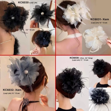 Kẹp tóc GOTI hình nơ lớn đỏ Noel - Phong cách Hàn Quốc, quà tặng nữ KC6.018 giảm còn 34.000₫