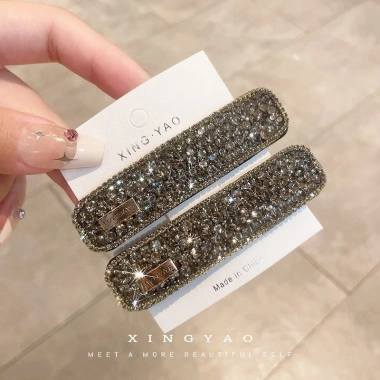 Kẹp tóc Gypsophila Hồng Pha Lê Kim Cương Hàn Quốc Đơn Giản Cao Cấp Đa Năng - Giá chỉ 23.500 VND