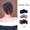 Kẹp tóc hoa đơn giản thời trang Hàn Quốc, nhiều lớp vải, phụ kiện tóc nữ - giá 38.686 VND 6