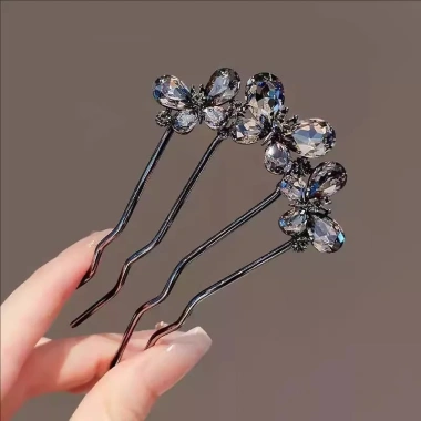 Kẹp tóc hoa khí chất cổ điển, phụ kiện tóc cao cấp thời trang, giảm giá 31.536₫