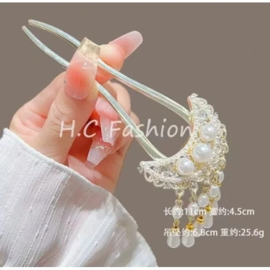 Kẹp tóc hoa khí chất cổ điển, phụ kiện tóc cao cấp thời trang, giảm giá 31.536₫