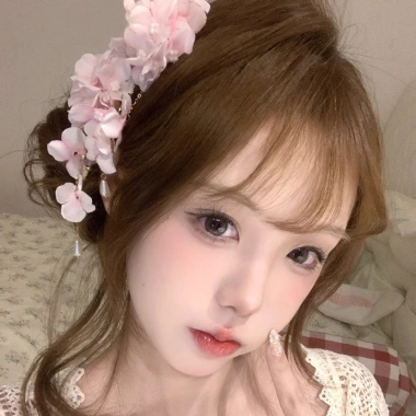 Kẹp tóc lụa Hanfu hoa hồng và phụ kiện thời trang truyền thống nữ, giảm 22% chỉ 38.016đ