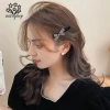Kẹp tóc nhung đen đính đá viền nơ sang trọng và kiểu tiểu thư, giá chỉ 8.510đ 5