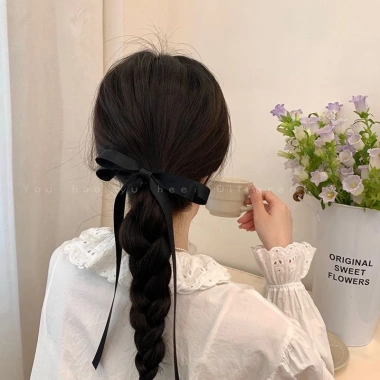 Kẹp tóc nơ ruy băng dễ thương phong cách Hàn Quốc ZICHI NO7 cho nữ giá 11.400đ 3