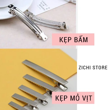 Kẹp tóc nơ ruy băng dễ thương phong cách Hàn Quốc ZICHI NO7 cho nữ giá 11.400đ 9