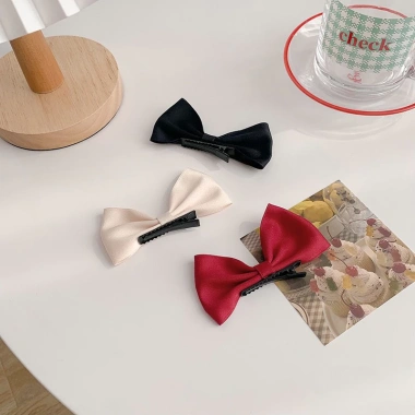 Kẹp tóc nơ ruy băng Y140 - Đáng yêu, dễ thương cho nữ, giảm còn 14.550 VND 4