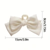 Kẹp tóc nơ to lụa Satin ngọt ngào, nhiều màu xinh, thiết kế nữ tính - Giá 21.280 VND 6