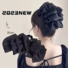 Kẹp tóc nơ to tiểu thư NOVSET - Cặp nơ phong cách Hàn Quốc, giảm giá còn 31,680₫ 3