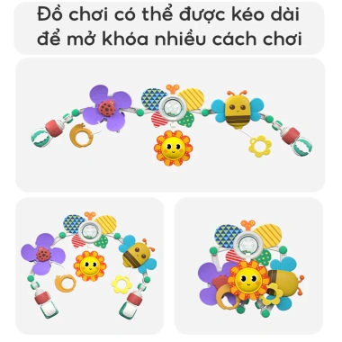 Kẹp Xe Đẩy & Chuông Giường Di Động Điều Chỉnh Kích Cỡ - Đồ Chơi Giáo Dục Sớm Sang Trọng 7 Kẹp Xe Đẩy & Chuông Giường Di Động Điều Chỉnh Kích Cỡ - Đồ Chơi Giáo Dục Sớm Sang Trọng 7