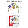Kẹp Xe Đẩy & Chuông Giường Di Động Điều Chỉnh Kích Cỡ - Đồ Chơi Giáo Dục Sớm Sang Trọng 8