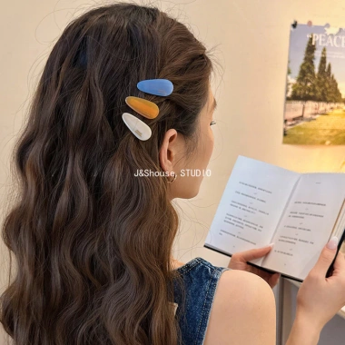 Kf978 Hàng Mới Về 3 Cái 1 Bộ Acetate Mini Giọt Nước Flat Cá Sấu Kẹp Tóc Nữ Giá 25.142 VND 4