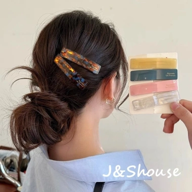 Kf987 Phong Cách Hàn Quốc 2 Cái - Bộ Cà Phê Xanh Acetate, Kẹo Màu Nổ Hình Chữ Nhật, Kẹp Tóc Nữ Giá 47,382₫