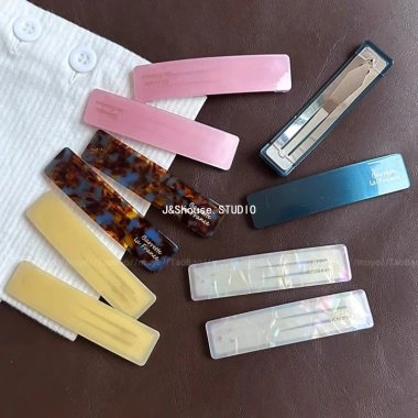 Kf987 Phong Cách Hàn Quốc 2 Cái - Bộ Cà Phê Xanh Acetate, Kẹo Màu Nổ Hình Chữ Nhật, Kẹp Tóc Nữ Giá 47,382₫ 7