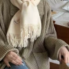 Khăn choàng cổ cashmere JK67 Jussy Official dày dặn, siêu mịn 180x68cm, sang trọng giữ ấm - Giảm còn 545.000₫ 4
