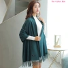 Khăn choàng cổ cashmere trơn dày 60x200cm đa màu, che nắng du lịch - 450k 7