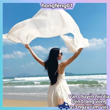 Khăn Choàng Cổ Nữ Mỏng Nhẹ Chống Nắng Phù Hợp Du Lịch Biển và Sa Mạc, Giao Hàng Nội Địa, Giá 88.000₫