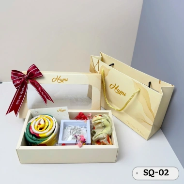 Khăn Choàng Lụa JIRAMI Sang Trọng - Set Quà Tặng Lễ 20/10, 20/11, 8/3, Tốt Nghiệp, Giá 191k