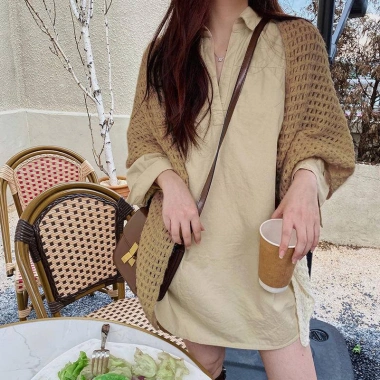 Khăn Choàng Tam Giác 2in1 Len Thừng Cashmere Phong Cách Hàn Quốc - Giá 129.999 VND 4