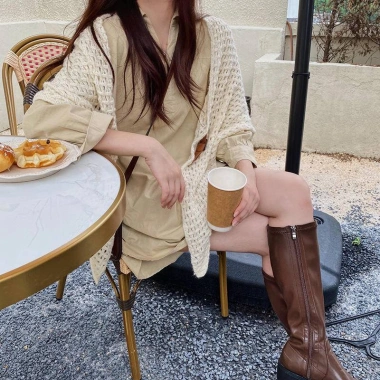 Khăn Choàng Tam Giác 2in1 Len Thừng Cashmere Phong Cách Hàn Quốc - Giá 129.999 VND 9