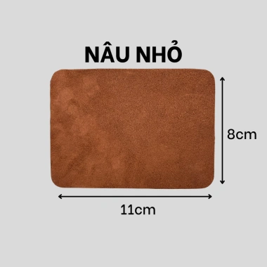 Khăn Da Cừu SAGO Lau Màn Hình Điện Thoại, Mắt Kính, Đồng Hồ - Giá 9.800đ