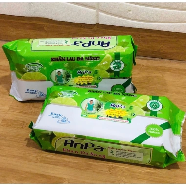 Khăn Đa Năng ANPA 50 Tờ Combo 10 Gói Giá Sỉ 220.000, Thấm Hút Nhanh, Dễ Vệ Sinh