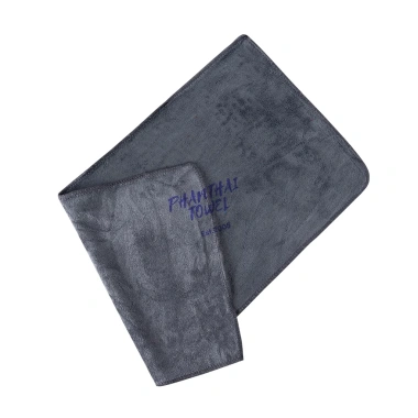 Khăn đa năng Microfiber Ghi Xám - Thấm hút, lau xe ô tô, cọ bàn ăn, Giá 59.000 VND 2