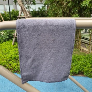 Khăn đa năng Microfiber Ghi Xám - Thấm hút, lau xe ô tô, cọ bàn ăn, Giá 59.000 VND 7