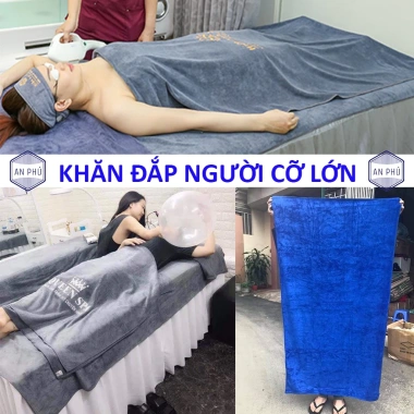 Khăn đắp người Spa size lớn 90x190cm, cực dày dặn, mềm mại - Giá chỉ 43.000₫