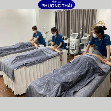 Khăn đắp người Spa size lớn 90x190cm, cực dày dặn, mềm mại - Giá chỉ 43.000₫