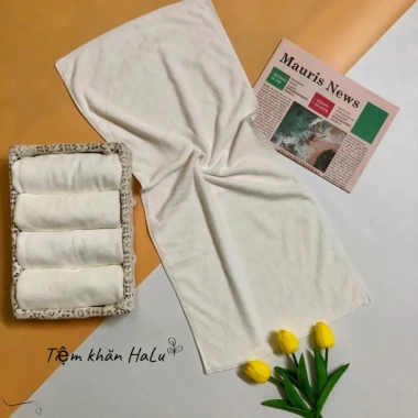 Khăn gội đầu microfiber 35x75 thấm hút nước cực tốt, giảm giá 12.900₫, dùng cho salon tóc 9