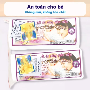 Khăn Khô Đa Năng Baby Hiền Trang 200g - Khăn Vải Giấy Khô Vệ Sinh Bé Giá 25.700 VND 8