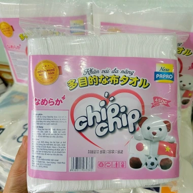 Khăn khô đa năng Chipchip 450g - Thấm hút nhanh, tiện lợi, giảm giá 38k chỉ 38.000