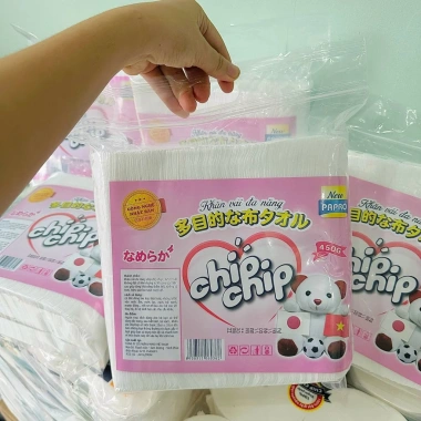 Khăn khô đa năng Chipchip 450g - Thấm hút nhanh, tiện lợi, giảm giá 38k chỉ 38.000 5