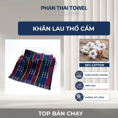 Khăn Lau Bếp & Bàn Thổ Cẩm Siêu Bền, Thấm Hút Tốt, Nhiều Cỡ - Tiết Kiệm 36.000đ