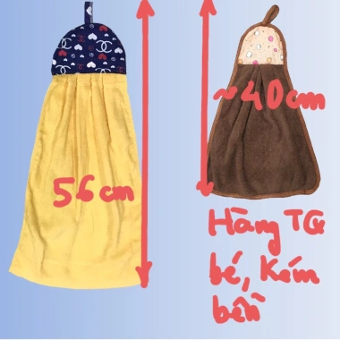Khăn lau bếp cotton khổ lớn 56x28cm dày dặn, thấm hút tốt, đa năng - Giá 19.000₫ 2