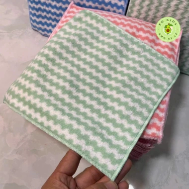 Khăn lau bếp đa năng 25x25 cm – Siêu thấm 2 mặt, kháng khuẩn, 3 màu, chỉ 25.000₫ 7