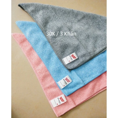Khăn lau bếp Scotch Brite 3M microfiber - Gói 1 + 3 chiếc, giá chỉ 18.000 đồng