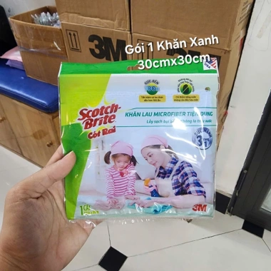 Khăn lau bếp Scotch Brite 3M microfiber - Gói 1 + 3 chiếc, giá chỉ 18.000 đồng 5 Khăn lau bếp Scotch Brite 3M microfiber - Gói 1 + 3 chiếc, giá chỉ 18.000 đồng 5